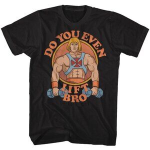 Masters Of The Universe Do You Even Lift Bro T-Shirt He-Man Gym Tee 05
